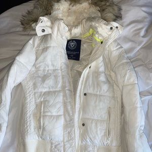 White Puffer Jacket